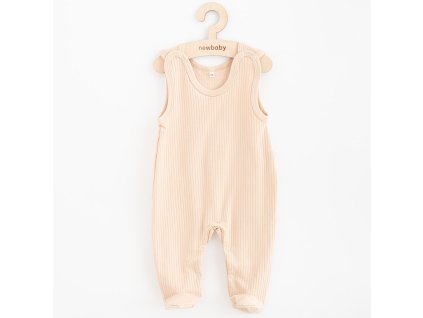 Kojenecké bavlněné dupačky New Baby Practical béžová (Barva Béžová, Velikost 62 (3-6m))