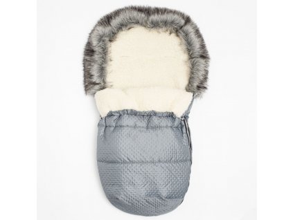 Zimní fusak New Baby Lux Wool graphite (Barva Šedá)