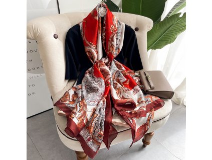 2023 180 90cm Luxury Brand Spring Summer Autumn Women Clothing New Fashion Color matching printed silk.jpg 640x640 (69)