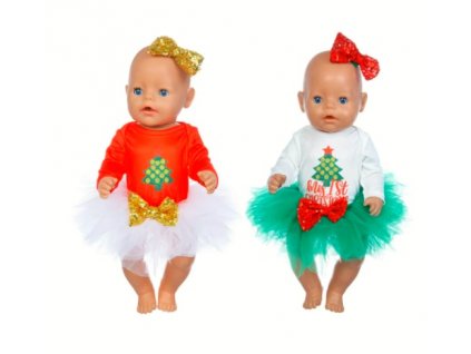 Vánoční sety pro American girl a Baby Born 43-45 cm