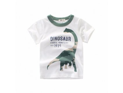 Boys Girls Cartoon T shirts Kids Dinosaur Print T Shirt For Boys Children Summer Short Sleeve 0