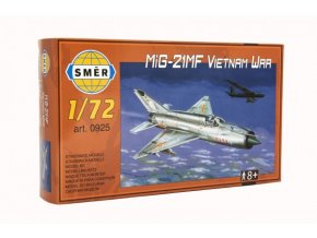Model MiG-21MF Vietnam WAR 1:72 15x21,8cm v krabici 25x14,5x4,5cm