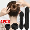 4PCS Sponge Hair Styling Tool Curly Hair Maker Hair Scrunchie Headband Twist Donut Bun Curler Hairbands.jpg