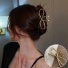 New Punk Geometric Metal Gold Silver Simple Hair Clip Claw for Women Trendy Large Crab Catches.jpg 640x640 (8)