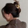 New Punk Geometric Metal Gold Silver Simple Hair Clip Claw for Women Trendy Large Crab Catches.jpg 640x640 (6)