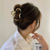 New Punk Geometric Metal Gold Silver Simple Hair Clip Claw for Women Trendy Large Crab Catches.jpg 640x640 (32)