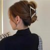 New Punk Geometric Metal Gold Silver Simple Hair Clip Claw for Women Trendy Large Crab Catches.jpg 640x640 (5)