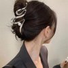 New Punk Geometric Metal Gold Silver Simple Hair Clip Claw for Women Trendy Large Crab Catches.jpg 640x640 (1)