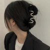 New Punk Geometric Metal Gold Silver Simple Hair Clip Claw for Women Trendy Large Crab Catches.jpg 640x640 (30)