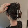 New Punk Geometric Metal Gold Silver Simple Hair Clip Claw for Women Trendy Large Crab Catches.jpg 640x640 (19)