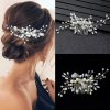 Silver Color Pearl Rhinestone Wedding Hair Combs Hair Accessories for Women Accessories Hair Ornaments Jewelry Bridal.jpg (2)