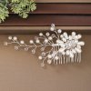 Trendy Handmade Tiara Wedding Hair Comb Leaf Flower Bridal Hairpins Pearl Rhinestone Head Jewelry Girls Wedding.jpg 640x640 (18)