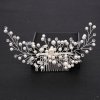 Trendy Handmade Tiara Wedding Hair Comb Leaf Flower Bridal Hairpins Pearl Rhinestone Head Jewelry Girls Wedding.jpg 640x640 (8)