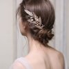 Silver Color Flower Hair Comb Jewelry Girls Handmade Alloy Pearl Hairpin Hair Comb Bridal Tiaras Wedding.jpg (1)