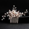 Silver Color Flower Hair Comb Jewelry Girls Handmade Alloy Pearl Hairpin Hair Comb Bridal Tiaras Wedding.jpg 640x640 (21)
