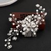 Silver Color Flower Hair Comb Jewelry Girls Handmade Alloy Pearl Hairpin Hair Comb Bridal Tiaras Wedding.jpg 640x640 (26)