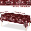 Christmas Rectangular Tablecloth Christmas Decorations 2023 for Home Table Cover Navidad Natal Noel Xmas Gifts New.jpg 640x640 (5)