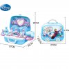 Disney frozen elsa and anna Makeup set Fashion House Simulation Dresser Toy Beauty pretend play for 7