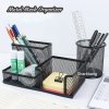 Sharkbang Metal Mesh Container Organizer Storage Box Large Capacity Desktop Pen Holder Clips Box School Office.jpg