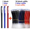 Gel pens Set Black Blue Red Refill Gel Pen Bullet Tip 0 5mm School office Supplies.jpg 640x640