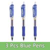 Gel pens Set Black Blue Red Refill Gel Pen Bullet Tip 0 5mm School office Supplies.jpg 640x640 (9)