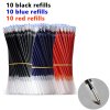 Gel pens Set Black Blue Red Refill Gel Pen Bullet Tip 0 5mm School office Supplies.jpg 640x640 (28)