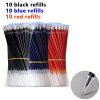 Gel pens Set Black Blue Red Refill Gel Pen Bullet Tip 0 5mm School office Supplies.jpg 640x640 (24)