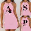 Sexy Night Dress Sleepwear Nightgown Sleepshirts Night Shirts Summer Women 26 English Alphabet Print Pack Hip.jpg (1)