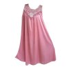 Lace Ice Silk Sleeping Dress Medium Length Sleeveless Tank Top Sexy Sleeping Dress Can Be Worn.jpg (2)