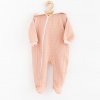 Kojenecký mušelínový overal s kapucí New Baby Comfort clothes růžová (Barva Růžová, Velikost 62 (3-6m))