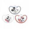 Šidítko Space NUK 0-6m Disney Mickey Mouse šedá (Barva Šedá, Velikost 0-6 m)