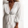 Speedline Pregnant Pajamas Dress Pregnant Sleepwear Casual Loose Lace Splice Pregnancy Nightdress NightGrown Nightdress Clothes 0