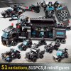 City Police Station Car Headquarters Building Blocks Truck SWAT Figure WW2 Military Bricks Toys for Children.jpg (2)