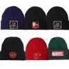 Disney Hat Anime Spiderman Thanos Cap Avengers Embroidered Knitted Cap Cartoon Pullover Cap Boys Girls Hip.jpg