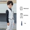 Boy Plaid Vest Blazer Kids Waistcoat Wedding Clothes Set Toddler Formal Dress Suit Child Brooch Shirt.jpg 640x640.jpg (9)