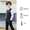 Boy Plaid Vest Blazer Kids Waistcoat Wedding Clothes Set Toddler Formal Dress Suit Child Brooch Shirt.jpg 640x640.jpg (11)