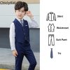 Boy Plaid Vest Blazer Kids Waistcoat Wedding Clothes Set Toddler Formal Dress Suit Child Brooch Shirt.jpg 640x640.jpg (14)