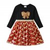 VIKITA Christmas Dress for Girls Sequins Princess Dresses Kids Lace Mesh Tutu Ball Gown Elegant Vestidos.jpg 640x640.jpg (2)