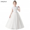 Dideyttawl Sparkly Sequins Short Sleeves Flower Girl Dresses Tulle Kids Birthday Party Pageant Prom Gown Junior.jpg 640x640.jpg (4)