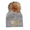 newborn baby hat fashion golden silver sweet heart ear letter toddlers infant baby fluff pompom hat.jpg 640x640.jpg (22)