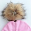newborn baby hat fashion golden silver sweet heart ear letter toddlers infant baby fluff pompom hat.jpg