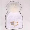 newborn baby hat fashion golden silver sweet heart ear letter toddlers infant baby fluff pompom hat.jpg 640x640.jpg (12)