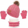 3Pcs Winter Baby Hat Scarf Gloves Set Solid Color Toddler Bonnet Cute Pompom Knitted Hats Outdoor.jpg 640x640.jpg (15)