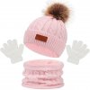3Pcs Winter Baby Hat Scarf Gloves Set Solid Color Toddler Bonnet Cute Pompom Knitted Hats Outdoor.jpg 640x640.jpg (14)