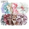 25 10 6 1pc Vintage Satin Scrunchies Girls Elastic Hair Bands Ponytail Holder Ties Rubber Bands.jpg 640x640.jpg (9)