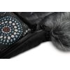145815 282496 prosivany fusak s kozesinou 100x45cm sensillo olaf rozeta cerny