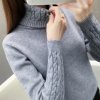 Women Sweater Turtleneck Pullovers Autumn Winter Sweaters New 2023 Long Sleeves Thick Warm Female Sweater Khaki.jpg 640x640.jpg (5)