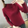 Women Sweater Turtleneck Pullovers Autumn Winter Sweaters New 2023 Long Sleeves Thick Warm Female Sweater Khaki.jpg 640x640.jpg (8)