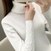Women Sweater Turtleneck Pullovers Autumn Winter Sweaters New 2023 Long Sleeves Thick Warm Female Sweater Khaki.jpg 640x640.jpg (9)