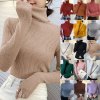 New Knitting Pullover Sweater Long Sleeve Bottom Shirt Slim Turtleneck Sweaters Autumn Winter Soft Blouse Jumpers.jpg